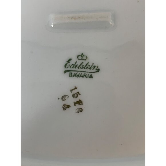 VTG Edelstein Bavaria Porcelain Serving Dish Floral & Gold 10" X 7" X 2" P10128 - Picture 3 of 10